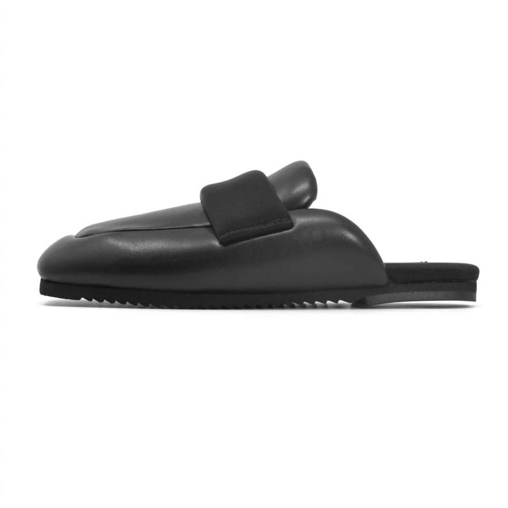 NEW ROAM women's puffy loaf mule in black